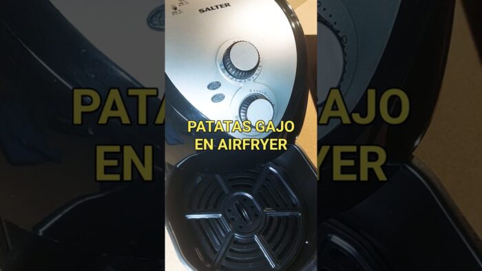 RECETA EN AIRFRYER: PATATAS GAJO congeladas SÚPER CRUJIENTES 🍟 #patatas #airfryer #freidoradeaire
