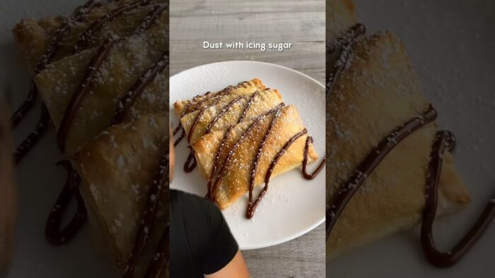Receta de nutella toast pies en la freidora de aire #nutellarecipes  #recetasfaciles #30años #review