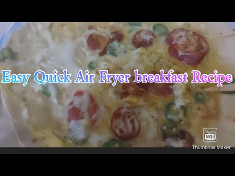 Receta para freidora de aire. ¡IDEAS PARA EL DESAYUNO!