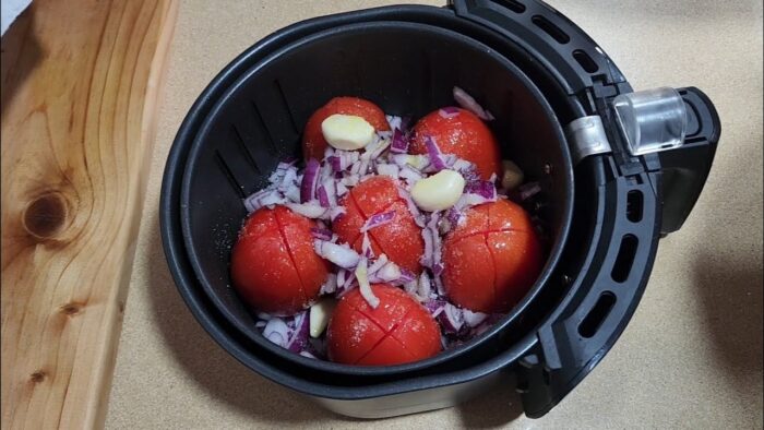 SALSA DE TOMATE CASERA EN FREIDORA DE AIRE 🍅 Super Rápida en Diez Minutos