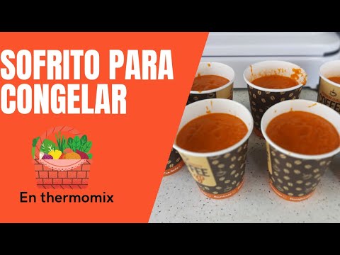 SOFRITO EN THERMOMIX PARA CONGELAR #ahorratiempo