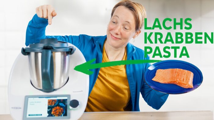 Schnelle Pasta mit Lachs: In 30 Minuten zum leckeren und cremigen Gericht | Thermomix®️ Kochrezept