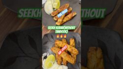 Seekh Kebab Recipe |చికెన్ కబాబ్|Soft&Juicy Chicken Kabad in Air-Fried&On Tawa#shorts# ...
