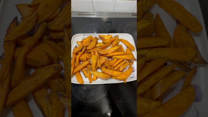 Sweet potato chips/ quick recipe in Air Fryer #shorts