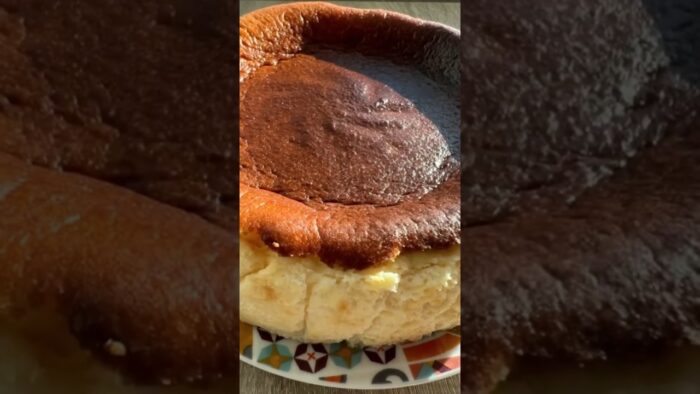 TARTA DE QUESO LA VIÑA😋 en FREIDORA DE AIRE🥰 receta fácil y riquísima #airfryer #canaldecocina