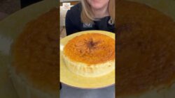 TARTA DE QUESO con TOQUE DE NARANJA😍 EN AIRFRYER, deliciosa y sencilla de preparar #freidora de aire