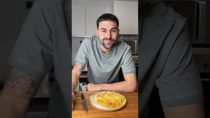 TE SALVO EL ALMUERZO EN 15’: fritatta en freidora de aire! #shorts