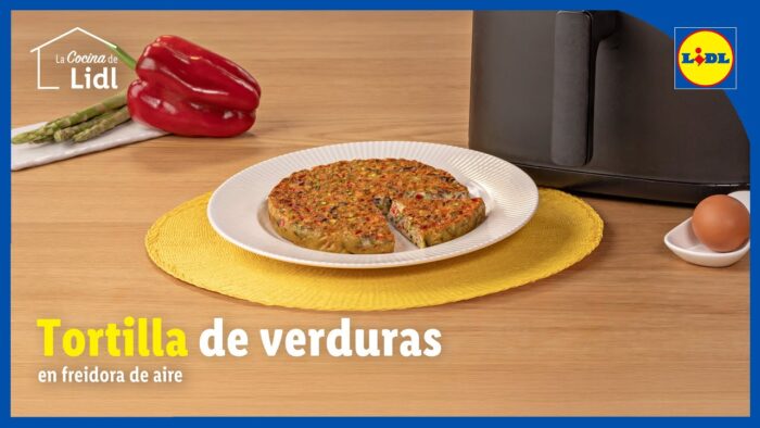 Tortilla de verduras en freidora de aire 😋 | Recetas con freidora de aire | Lidl España