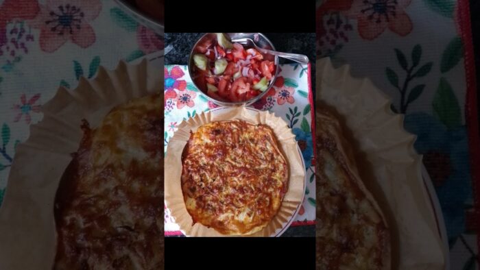 huevos con jamón cocido y queso,en la freidora de aire 👌🍷😋