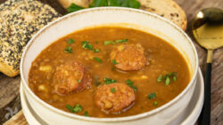 Lentejas a la hortelana con chorizo