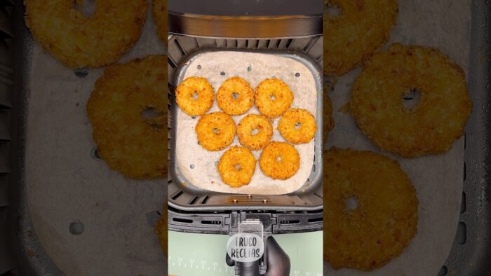 mini DONUTS de POLLO tipo nuggets en freidora de aire #recetasfaciles #airfryer