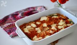 Parmesana de patata y calabacín