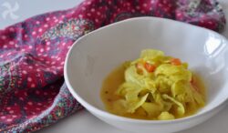 Repollo con cúrcuma