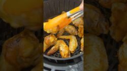 ALITAS DE POLLO EN SALSA 🥰 en FREIDORA DE AIRE😎., ¡¡te van a encantar!! #airfryer #recetas