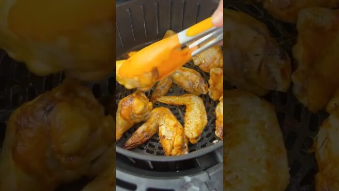 ALITAS DE POLLO EN SALSA 🥰 en FREIDORA DE AIRE😎., ¡¡te van a encantar!! #airfryer #recetas