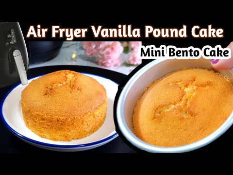 Air Fryer Cake Recipe | Airfryer Pound Cake Recipe | Vanilla Pound Cake