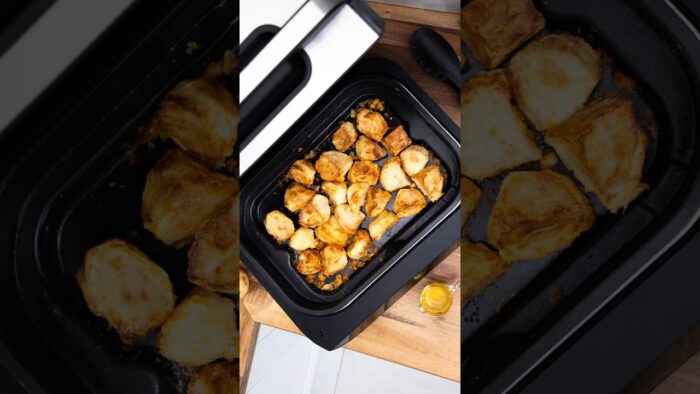 Air Fryer Roast Potatoes Recipe #Ad #nutracheck #goodfood