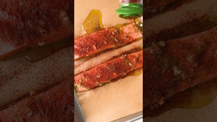 Air Fryer Salmon with Avocado Salsa