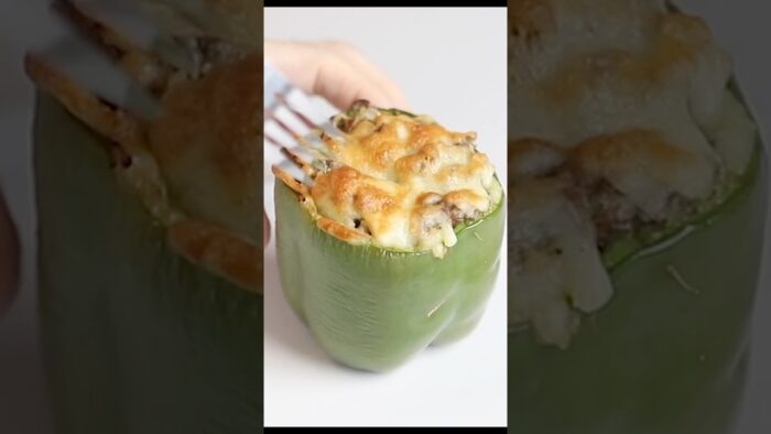 Air Fryer Stuffed Peppers – Recipe in the comments!