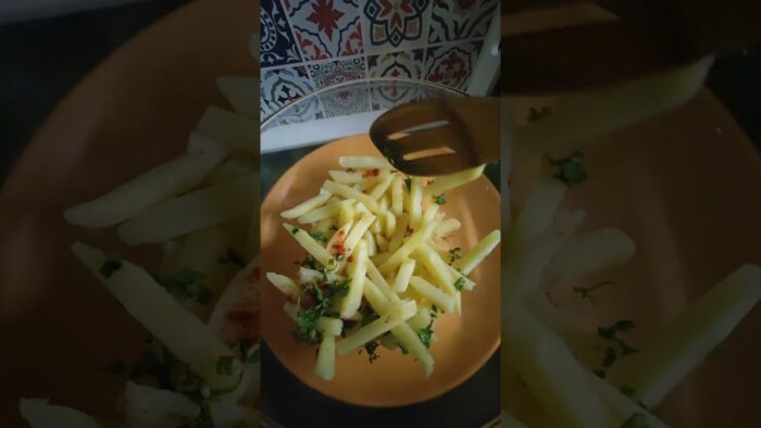 Air fryer recipe 😋 #funny #food #frenchfries #snacks #airfryer #easyrecipe #ytshorts #shorts #short