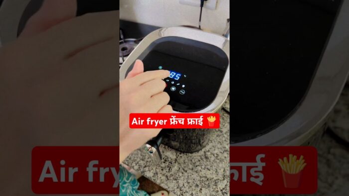 Air fryer, फ्रेंच फ्राई 😋🥔🍟#airfryerrecipes #frenchfryrecipe #viralreels #recipe #strawberry #food
