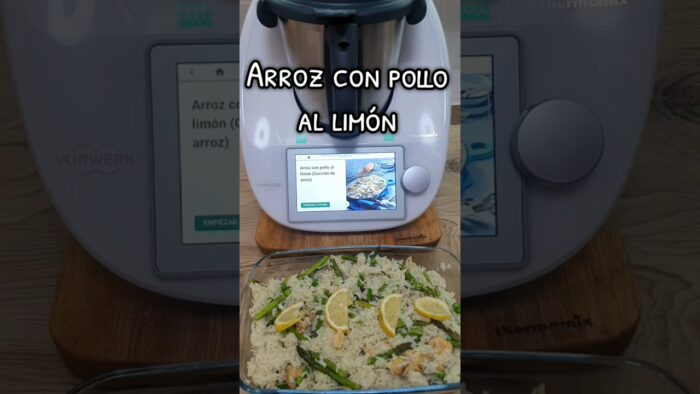 Arroz con pollo al limón 🍋🍚 en Thermomix ¡Fácil y delicioso!