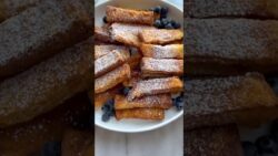 BEST EVER Air Fryer French Toast Sticks Recipe ! 🍁🥞 (Quick Breakfast)