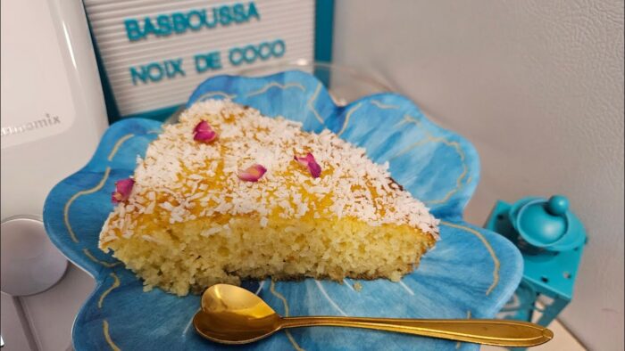 Basboussa à la noix de coco au thermomix #thermomix