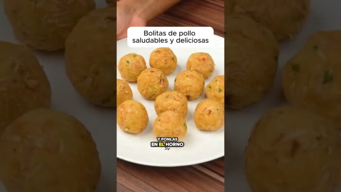 Bolitas de pollo y papa: ¡fáciles, saludables y deliciosas! 😍
