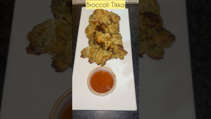Broccoli Tikka in air fryer recipe!! #shortvideo #yputubeshorts #viralvideo #healthyfood