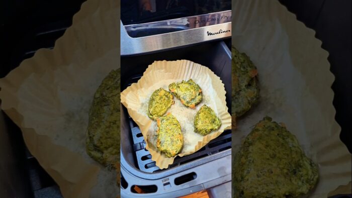 Buñuelos de espinaca en Airfryer 😍