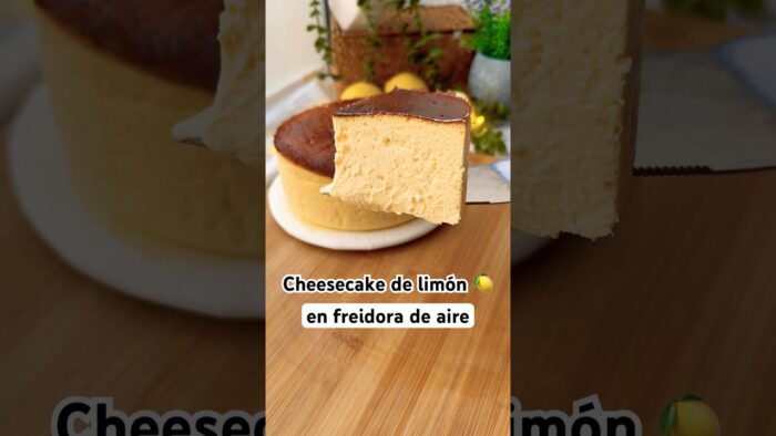 ✨CHEESECAKE LIMÓN 🍋 en AIRFRYER #freidoradeaire #cheesecake #airfryer #recetasfaciles #recetas