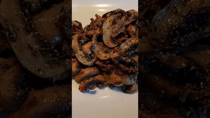 Champiñones en Freidora de Aire  ¡Receta con Champiñón en Air Fryer!