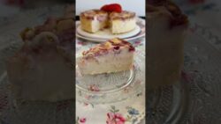 Cheesecake de leche condensada y fresas en Airfryer