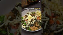 Descubrí una nueva forma de comer el arroz sobrante. Si tienes una freidora de aire#asmr#cook#food