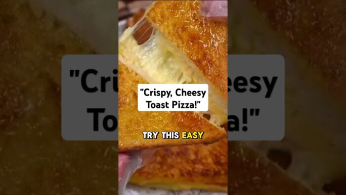 «Easy Air Fryer Toast Pizza! Crispy, Cheesy & Delicious!» #recipe #food #shorts #cooking
