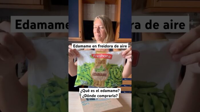 Edamame en freidora de aire #edamame #freidoradeaire