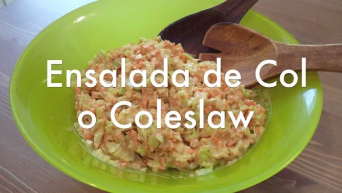 Ensalada de col Coleslaw – Receta para Thermomix o picadora ✅