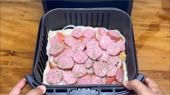 Es mucho mejor que la pizza, un refrigerio perezoso en la freidora de aire
