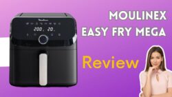 Freidora de Aire Moulinex Easy Fry Mega 7,5L con Cubeta XL + Accesorios Imprescindibles 🧑‍🍳