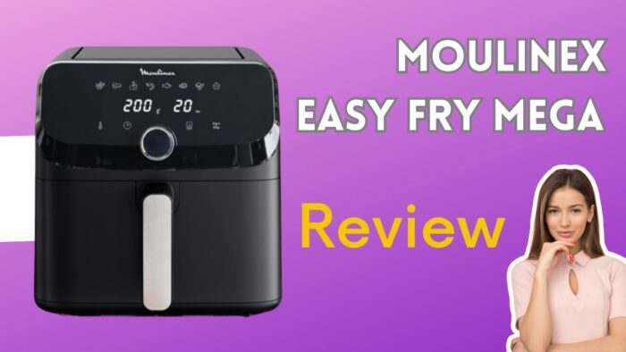 Freidora de Aire Moulinex Easy Fry Mega 7,5L con Cubeta XL + Accesorios Imprescindibles 🧑‍🍳