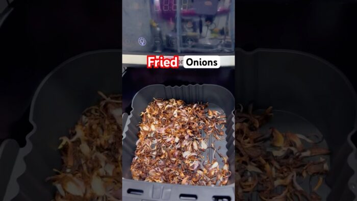 Guilt-Free Fried Onions in Air Fryer: Best Recipe for Topping, Indian Food, Keto #friedonions