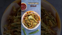 Kurkuri Bhindi in Air fryer 😋 #kurkuribhindi #airfryerrecipe #asmr #viralvideo