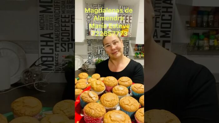 MAGDALENAS🧁 DE ALMENDRA CASERAS CON THERMOMIX 6!! #recetasthermomix #magdalenasconalmendrathermomix