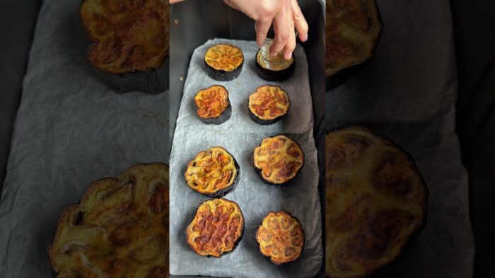 Mi manera FAVORITA de comer BERENJENAS 🍆 #easyrecipes #recetas #lowcarb e