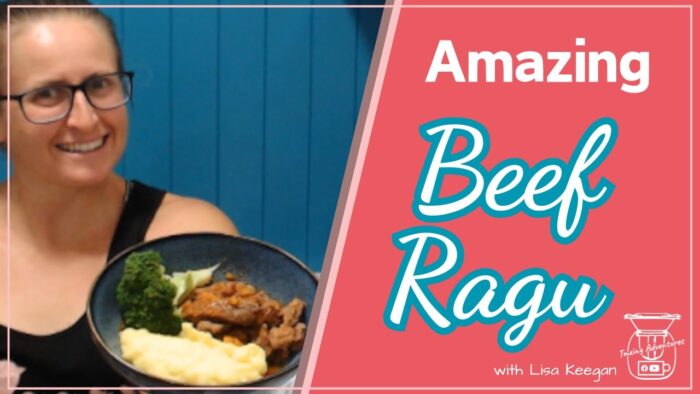 Mouth watering Beef Ragu made simply with the Thermomix
