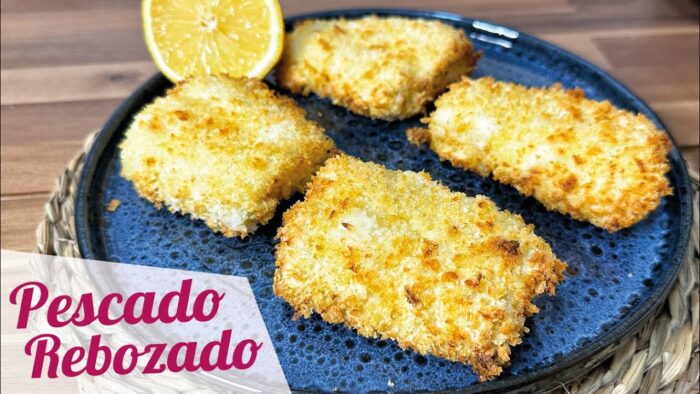 PESCADO REBOZADO EN FREIDORA DE AIRE 🐟 Crujiente y jugoso 😋