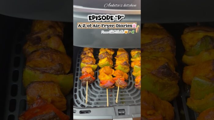 Paneer Tikka Masala in AirFryer #recipe #youtubeshorts #shorts #trending #viralvideo #fyp #food