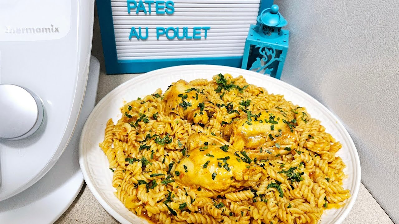 Pâtes au poulet au thermomix #thermomix | recetástico