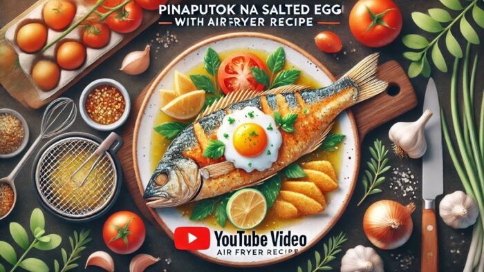 🔥 Pinaputok na Tilapia with Salted Egg | Air Fryer Recipe – Flavorful & Delicious! 🐟🥚